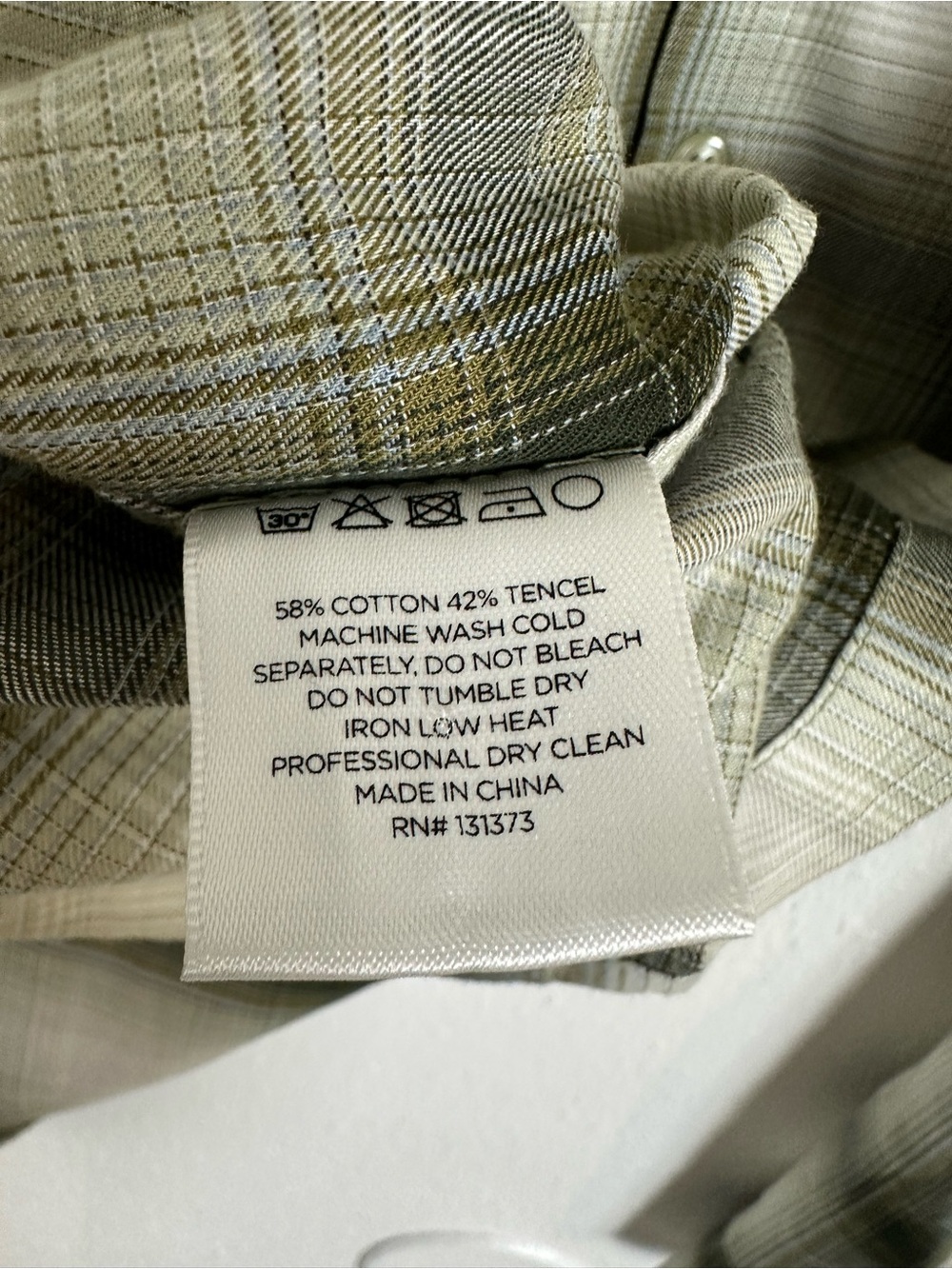 Saturdays New York men’s Marco plaid button up long sleeve - Picture 7 of 8